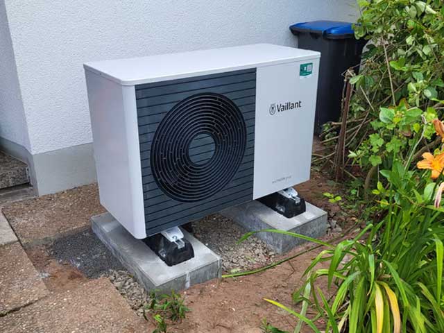 Kombination mit Wärmepumpe